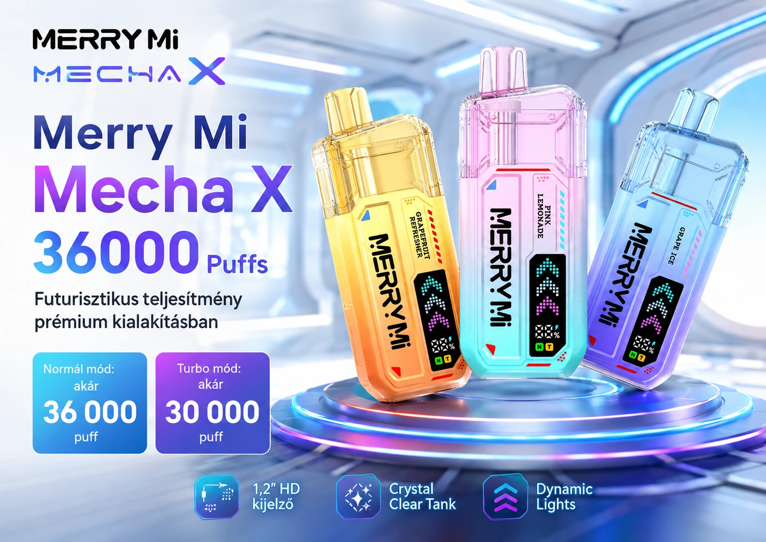 Merry Mi Mecha X 36000 Puffs – termékáttekintés