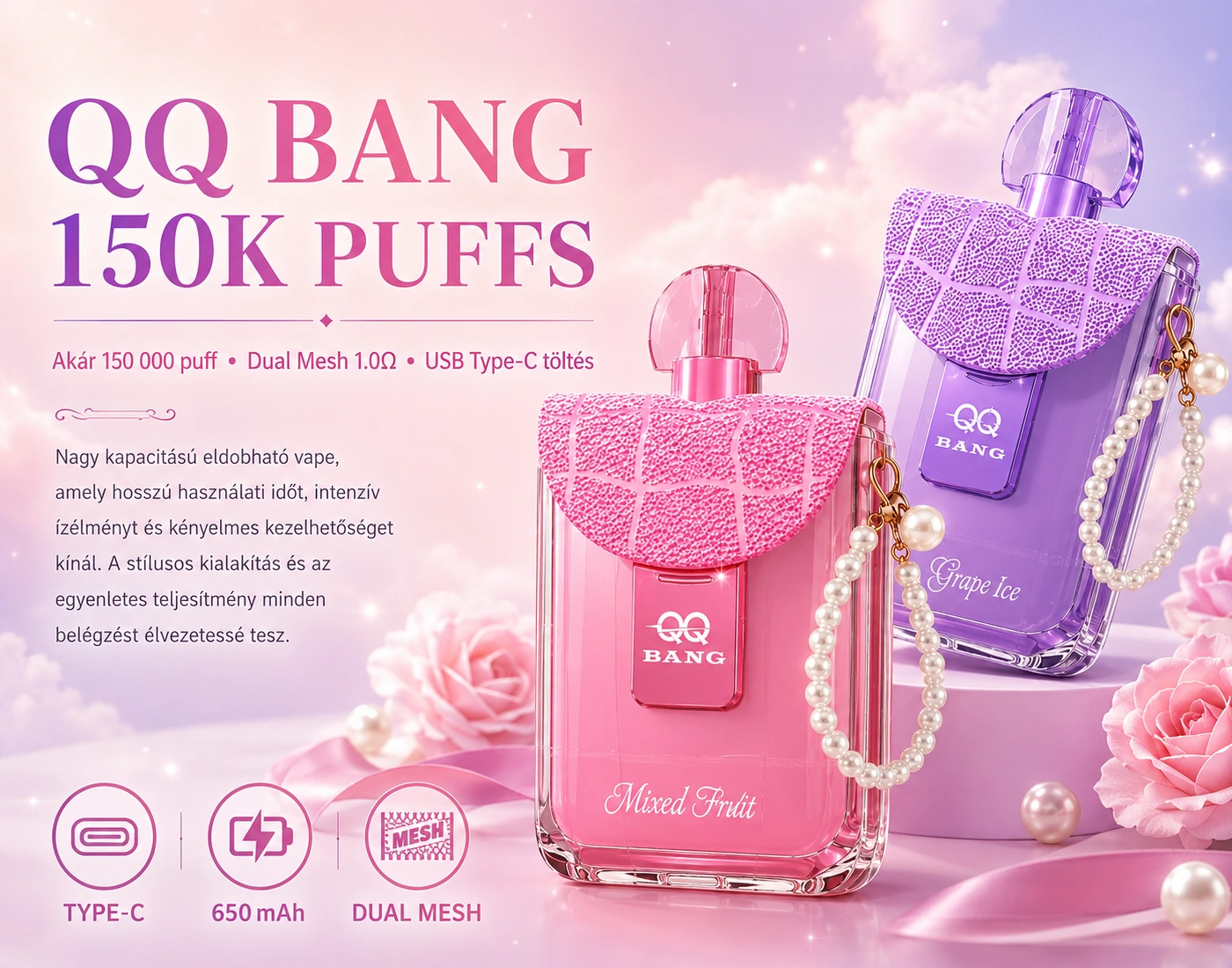 QQ BANG 150K Monkey Edition – termékáttekintő grafika