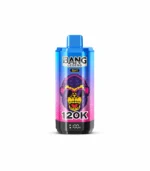 Bang Legend 120K Puffs 5 az 1-ben – rózsaszín-narancssárga készülék koponyás grafikával