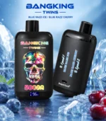 Bang King Twins 50K – Blue Razz Ice, Blue Razz Cherry ízváltozat