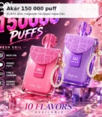 QQ BANG 150K Monkey Edition – 150 000 slukk névleges kapacitását bemutató grafika