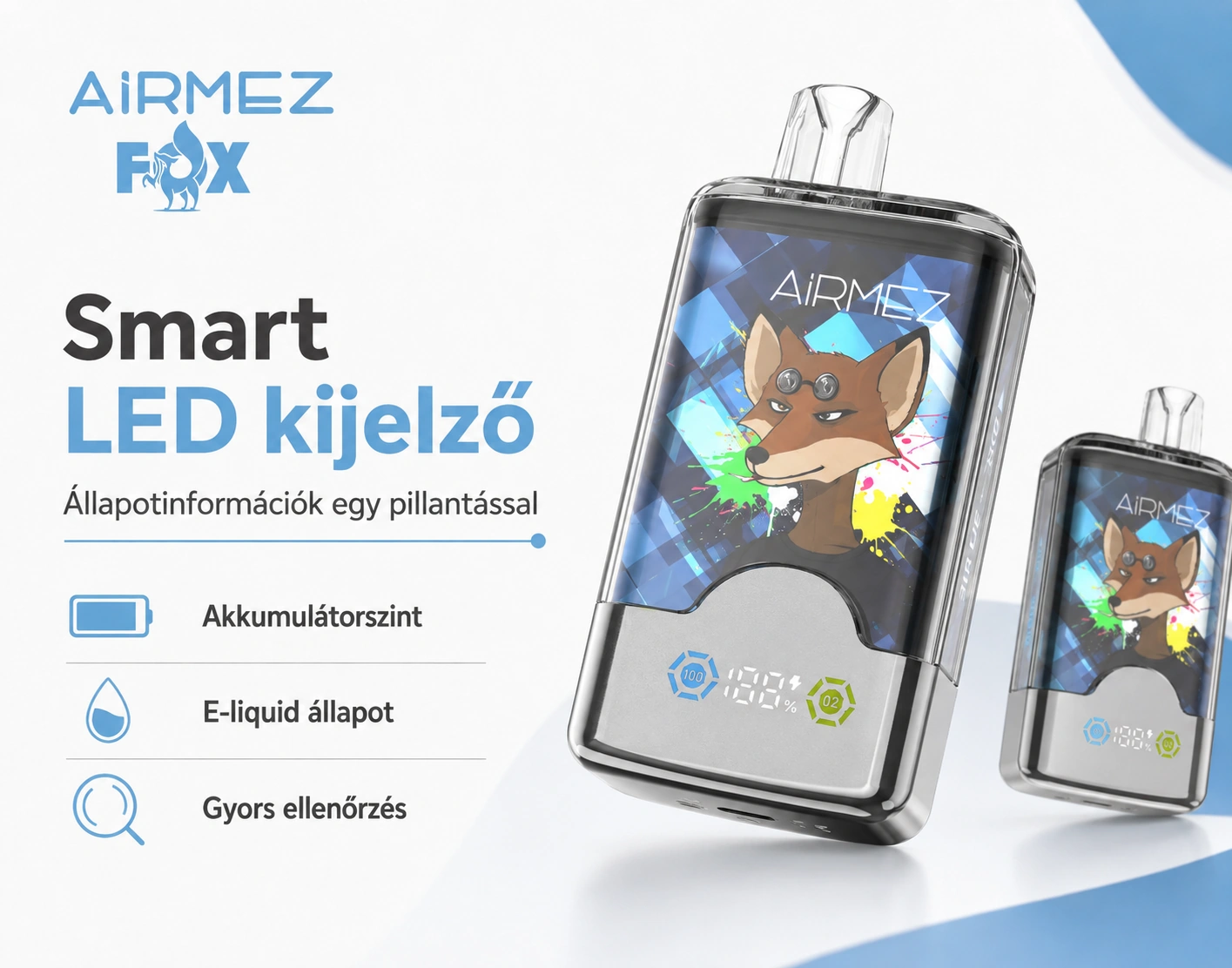 Airmez FOX 80K 2in1 – intelligens LED kijelző