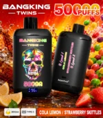Bang King Twins 50K – Cola Lemon / Strawberry Skittles ízkombináció