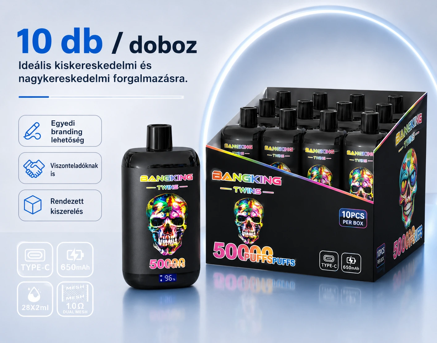 Bang King Twins 50K – 10 darabos gyűjtőcsomag