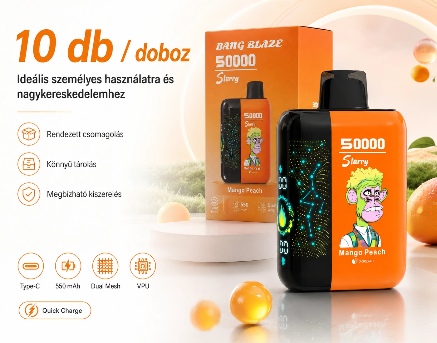 Bang Blaze Starry 50K – 10 darabos gyűjtőcsomag