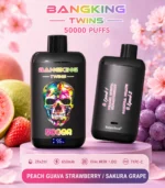 Bang King Twins 50K – Mixed Berries, Strawberry Kiwi ízváltozat