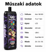 QQ BANG 180K 4in1 – műszaki adatok