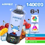 Airmez FOX 140K 6in1 – Cherry / Cola Ice / Mango Ice ízkombináció