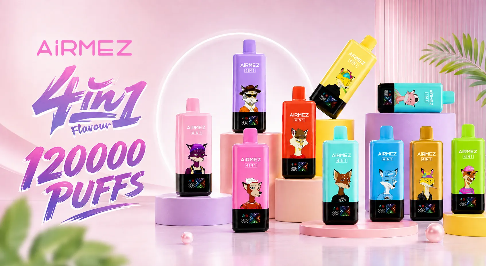 Airmez FOX 120K 4 az 1-ben – termékrészletek bemutatása