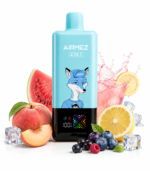 Airmez FOX 120K 4 az 1-ben – türkiz készülék görögdinnye-, őszibarack-, citrus- és bogyósgyümölcs-motívummal