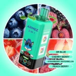 Airmez FOX 160K Puffs 8IN1 – Dr. Blue / Cherry Berry / Strawberry Watermelon / Peach Berry ízkombináció