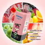 Airmez FOX 160K Puffs 8IN1 – Watermelon Ice / Love 66 / Double Apple / Mango Peach ízkombináció