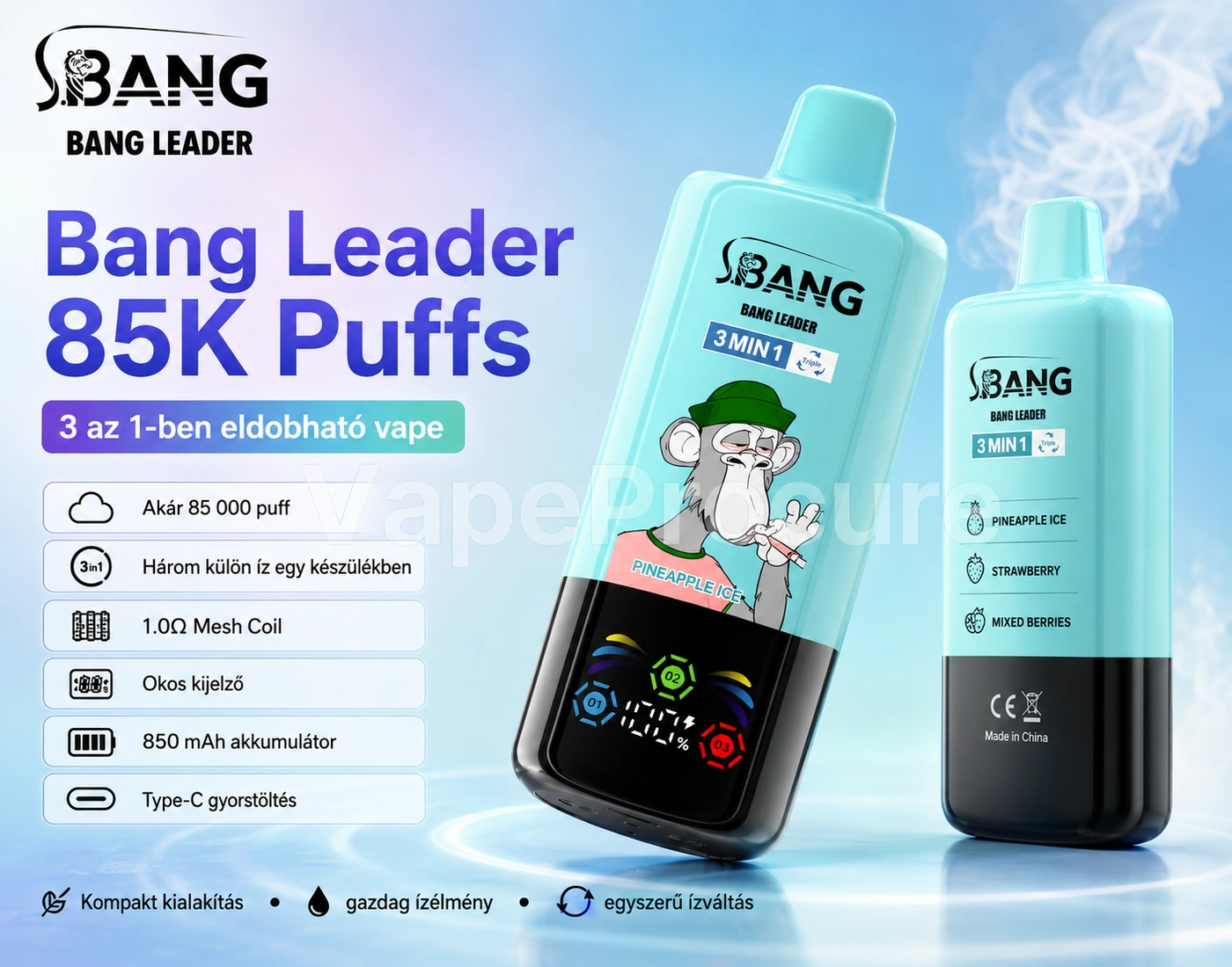 Bang Leader 85K 3in1 – termékáttekintés