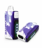 Bang King Ice Cool 60000 Puffs – lila-fehér készülék két nézetben
