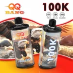 QQ BANG 100K – ízváltozatot bemutató termékfotó