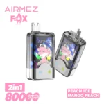 Airmez FOX 80K 2in1 – Peach Ice, Mango Peach ízváltozat