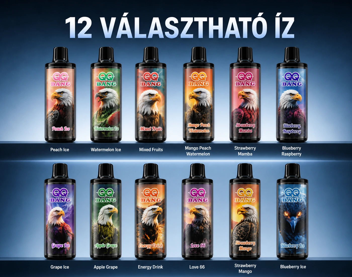 QQ BANG 100K – ízválaszték bemutatása